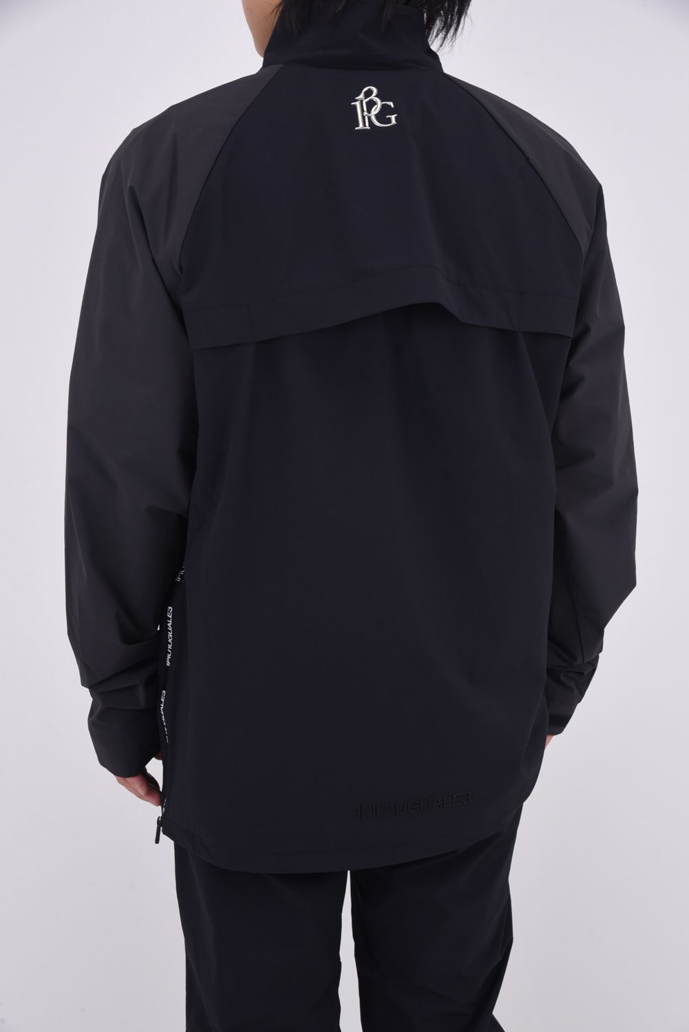【2025AW】 WATER REPELLENT BLOUSON / バイカラー 撥水加工 ブルゾン (ブラック/チャコール)