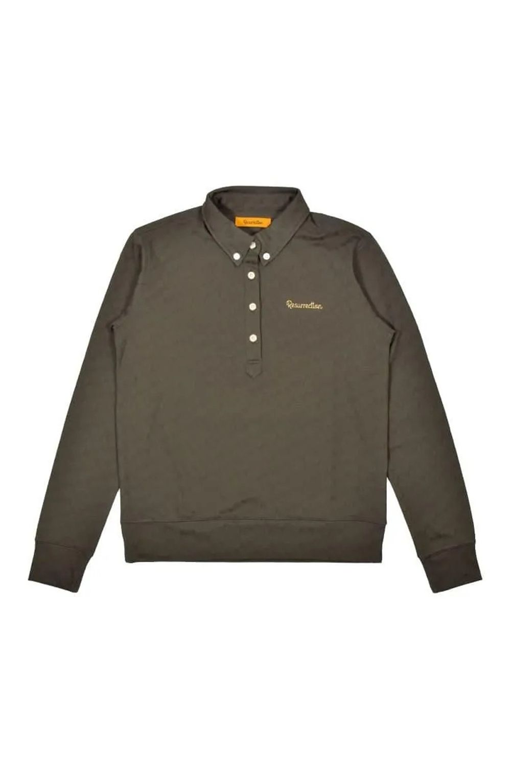 【26AW】【レディース】 WOMENS GM JACQUARD POLO L/S / オリジナルテキスタイルジャガード ロングスリーブ ボタンダウンポロシャツ (カーキ)*