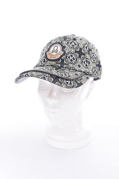 ROSETTE JACQUARD JERSEY CAP / ジオメトリックパターン ベースボールキャップ (カーキ)