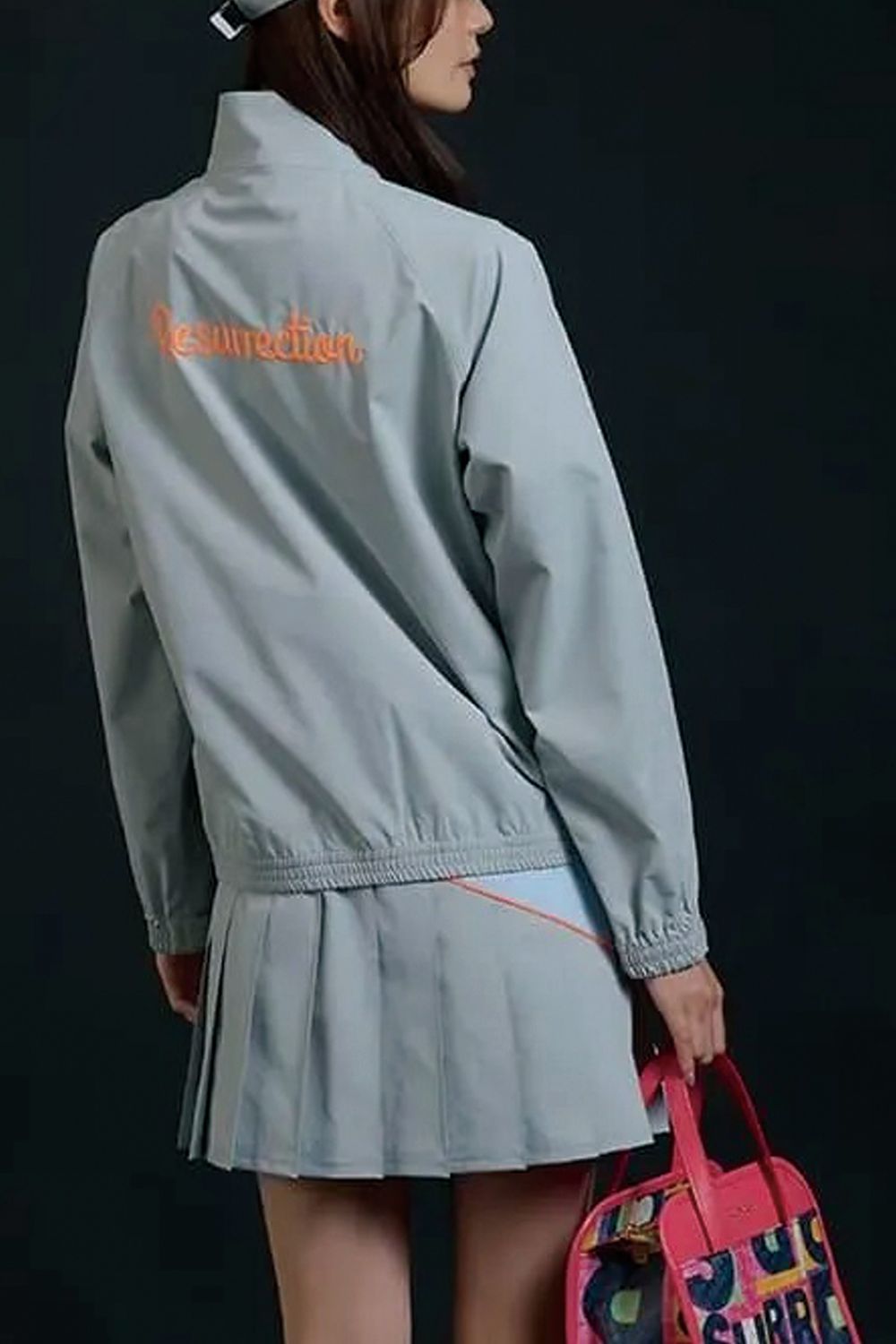 【26SS】【レディース】 NEON LIGHT OUTERWEAR / ネオンシリーズ バイカラー ライトアウター (グレー)*