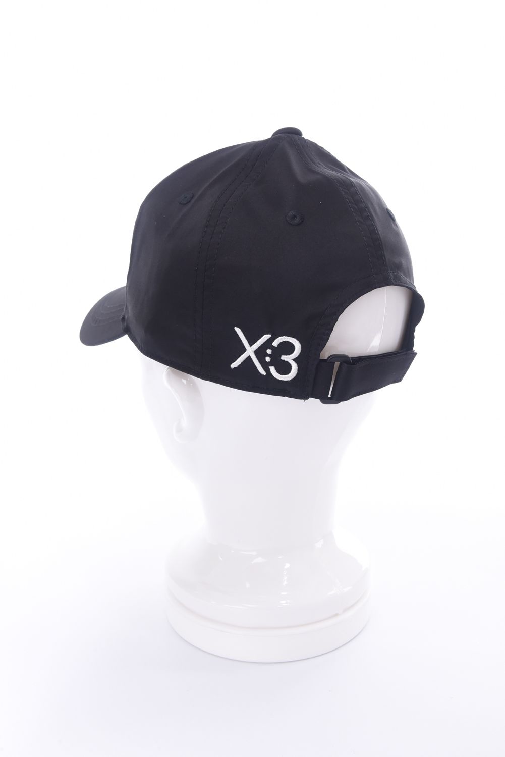 LOGO CAP / ロゴ刺繡 ベースボールキャップ (ブラック)