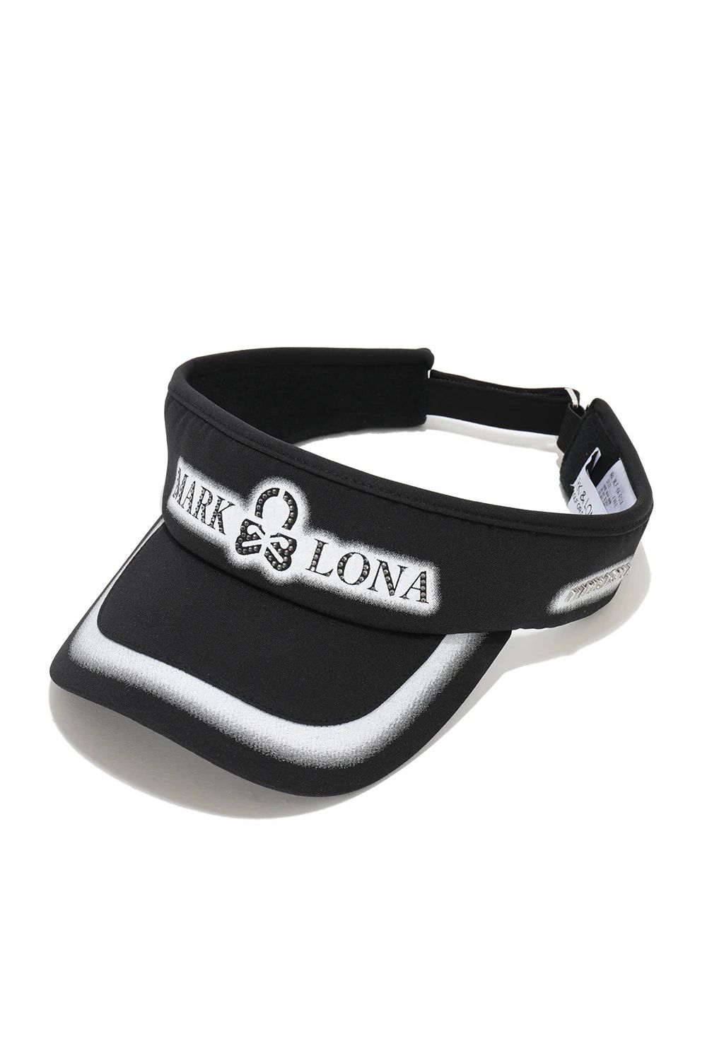 【26SS】 BLUR SIGN SPECTRUM VISOR / ブラープリント ラインストーン サンバイザー (ブラック)