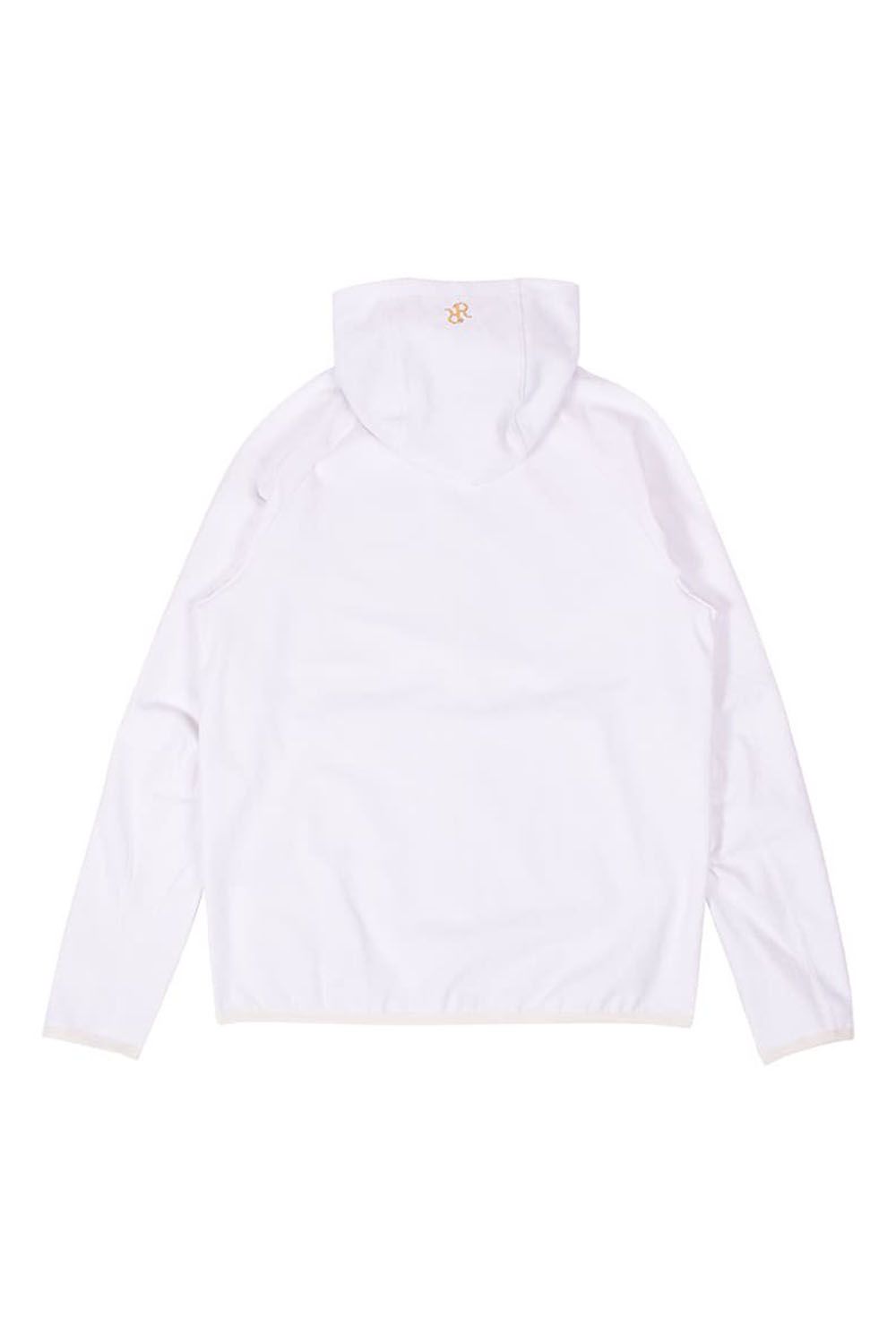 MENS GM JACQUARD ZIP UP HOODIE /  GMジャガード ジップアップ パーカー (ホワイト)