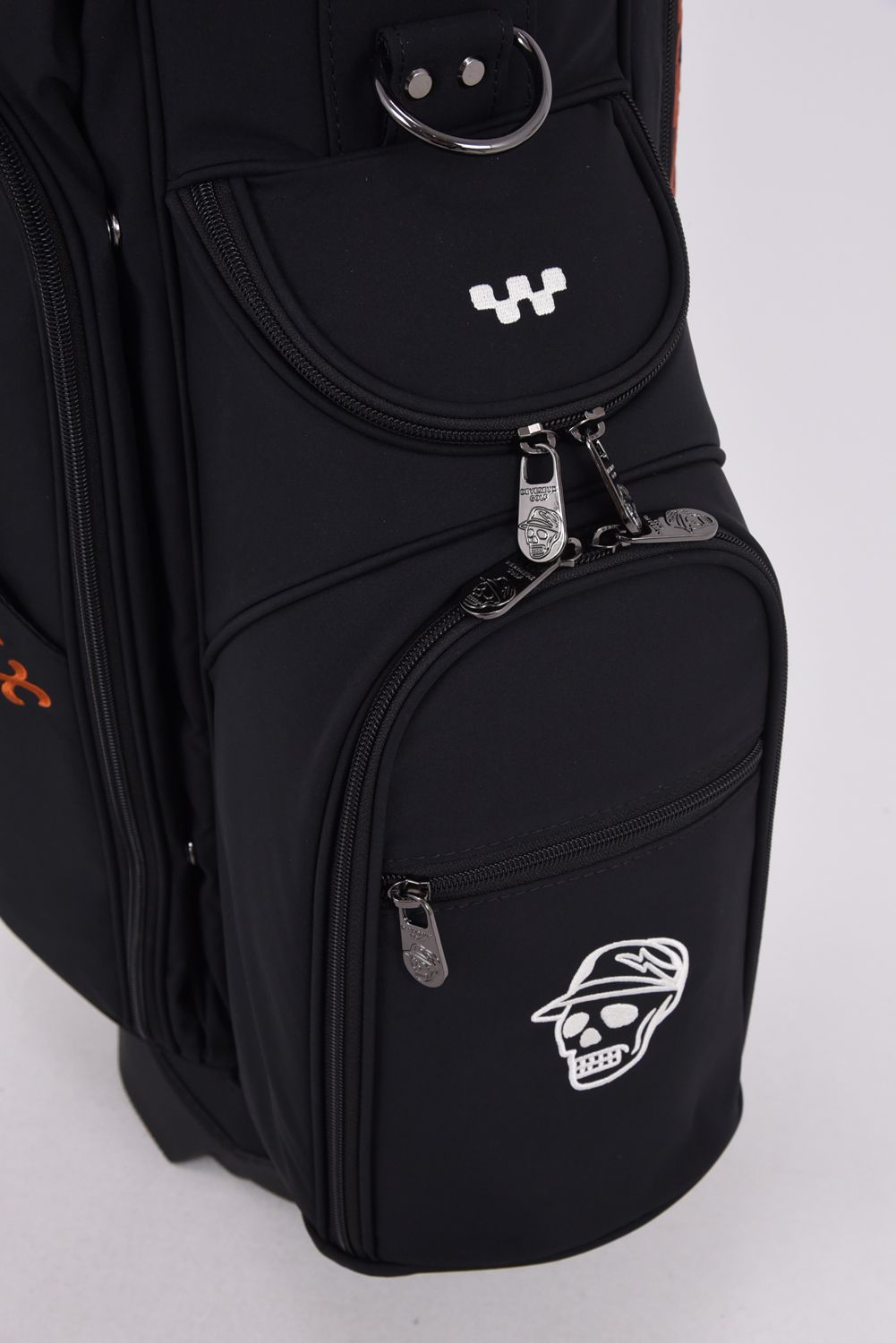 【26AW】 PIONEER TOWN Logo Assorted CADDIE BAG / ロゴアソート スタンドタイプ キャディバッグ (ブラック)