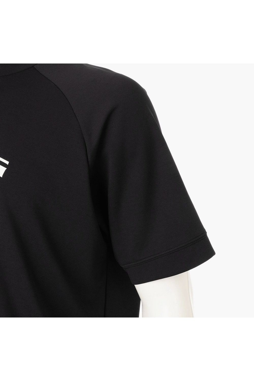 【26SS】 MEN’S COLLEGE LOGO HIGHNECK / カレッジロゴ リラックスフィット モックネックTシャツ (ブラック)