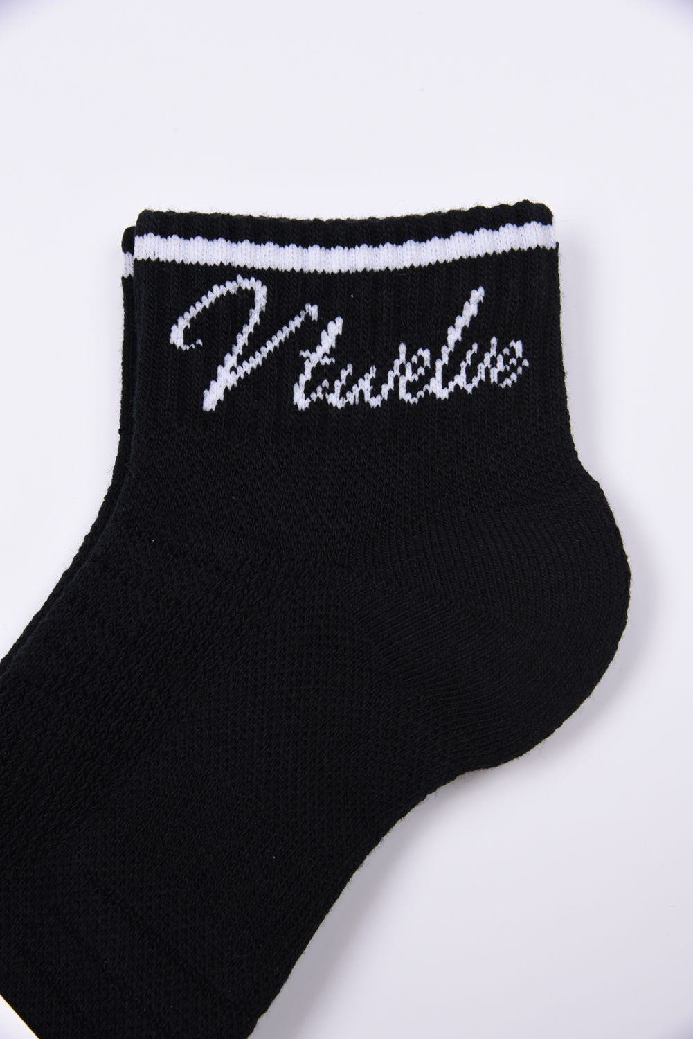 【26AW】【レディース】 HICKY SOCKS_WM / 筆記体ロゴ ソックス (ブラック)