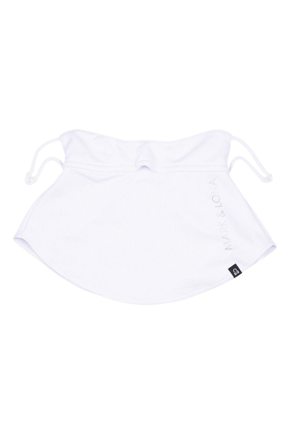 【26AW】 UV SHIELD FACE COVER / 接触冷感 UVカット ブランドロゴ フェイスカバー (ホワイト)