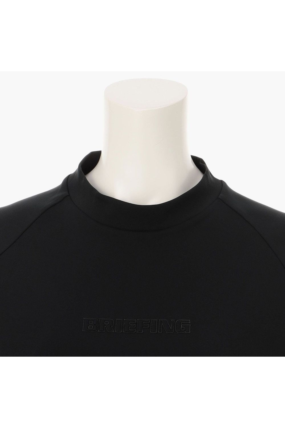 【26SS】【レディース】 WS STITCHED 3D LOGO HIGHNECK RF / 3Dブランドロゴ リラックスフィット ワントーン ハイネックシャツ (ブラック)