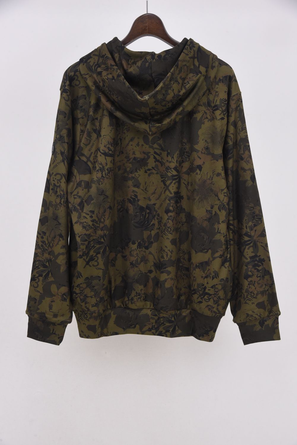 【25AW】 FLOWER CAMO FULL ZIP HOODIE / フラワーカモ フルジップパーカー (カーキ)