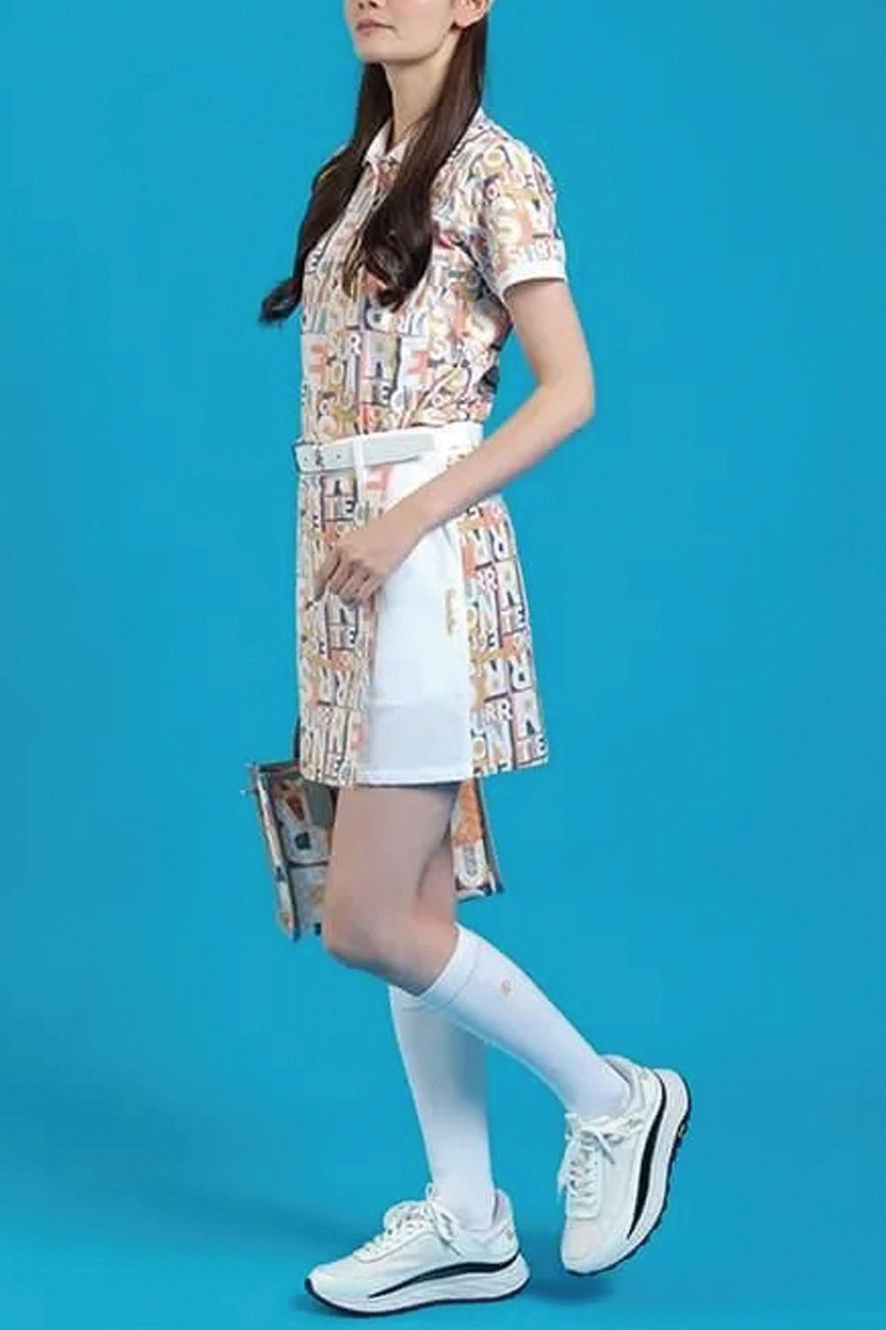 【26SS】【レディース】 JUNCTION POLO / 総柄プリント ポロシャツ (デイタイムジャンクション)*