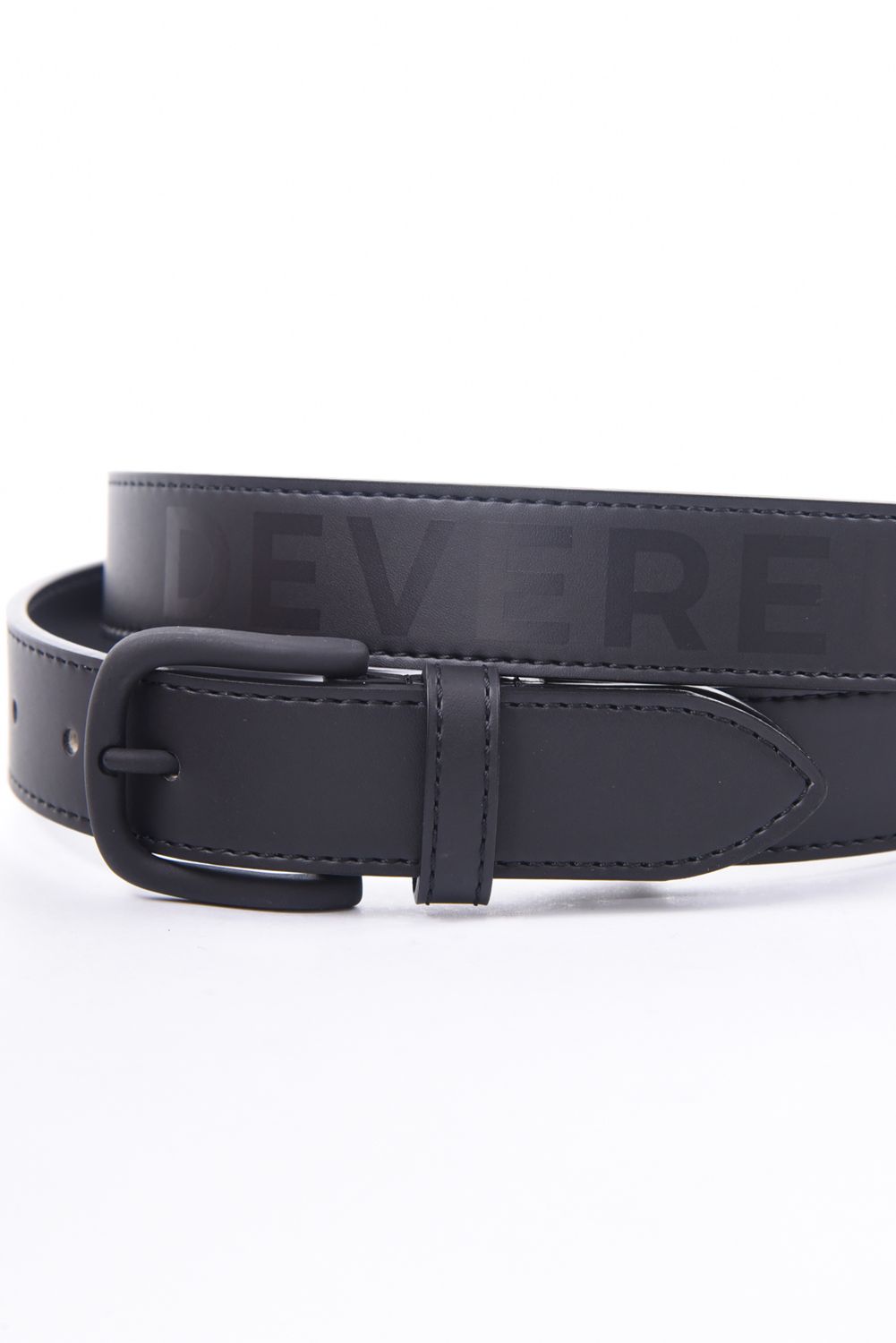 【26SS】 DVG-LOGO PT BELT / ロゴプリント ベルト (ブラック)