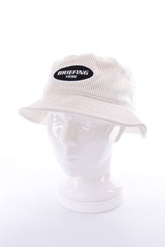 【26AW】 MEN’S CORDUROY OVAL HAT / コーデュロイ生地 オーバルロゴワッペン ハット (ホワイト)
