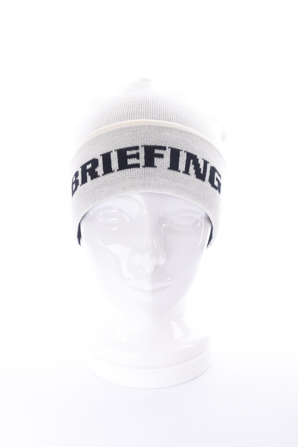 MEN’S WR WOOL LOGO BEANIE / ブランドロゴジャカード ニットビーニー (アイボリー)