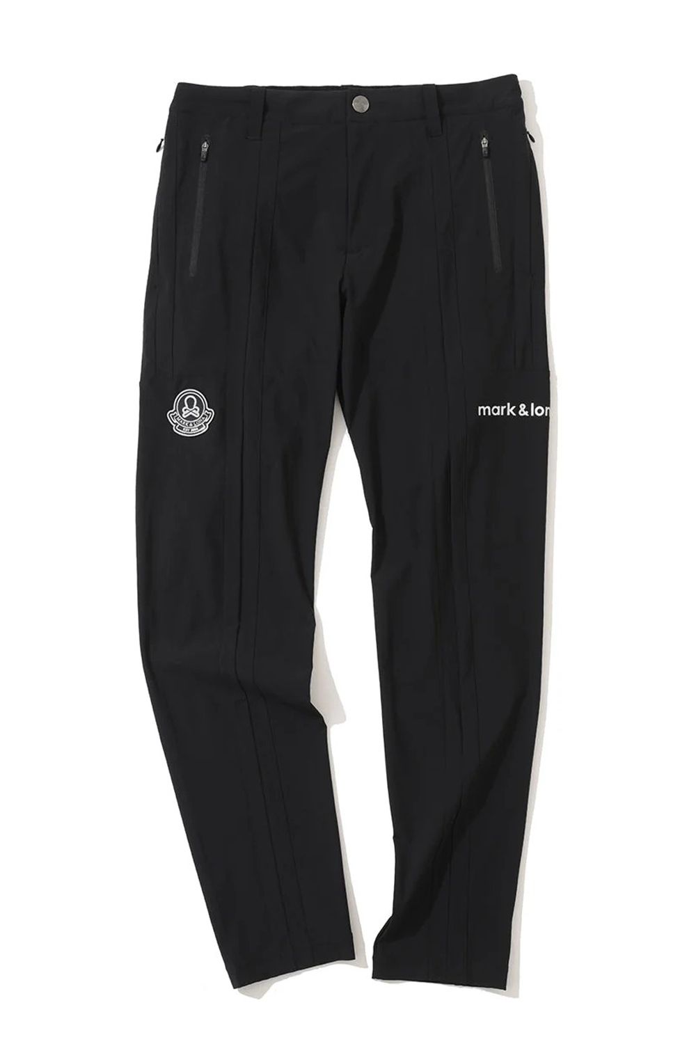 【2025AW】 S.I.D HYPER STRETCH PANTS / リフレクターロゴプリント シリコンワッペン テクニカルロングパンツ (ブラック)