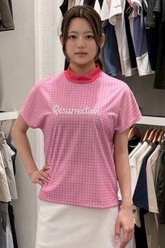 【26SS】【レディース】 WOMENS SCRAMBLE CROSSING MOCK NECK / スクランブルクロッシング モックネックTシャツ (ピンク)*