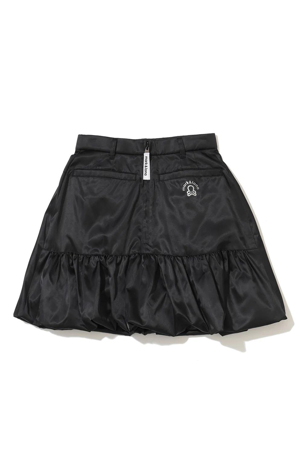【2025AW】【レディース】 LUMINOUS BALLOON SKIRT / ポリエステルタフタ バルーンスカート (インナーパンツ付き) (ブラック)
