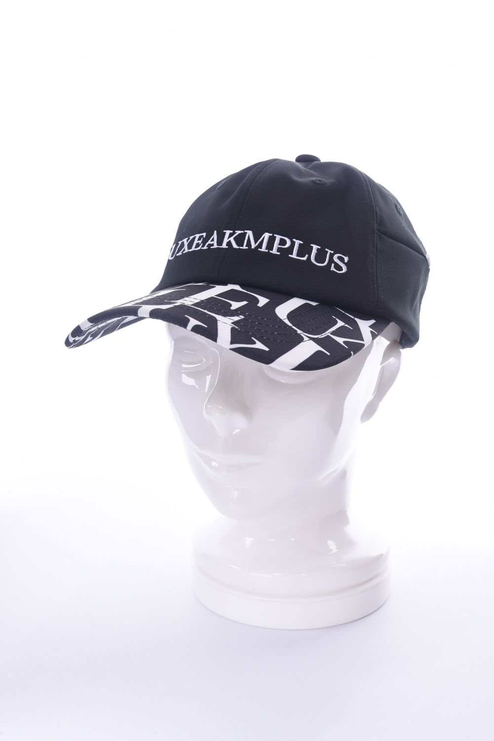 LOGO PATTERN CAP / オリジナル 総柄ロゴ ベースボールキャップ (ブラック)