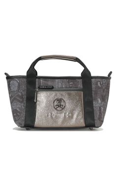 【2024AW 木村拓哉さん着用 VOL.3】 OLSON LUXE CART BAG / クロコダイル調モノグラムパターン 高密度ナイロン カートバッグ (ブラック/ブラック）