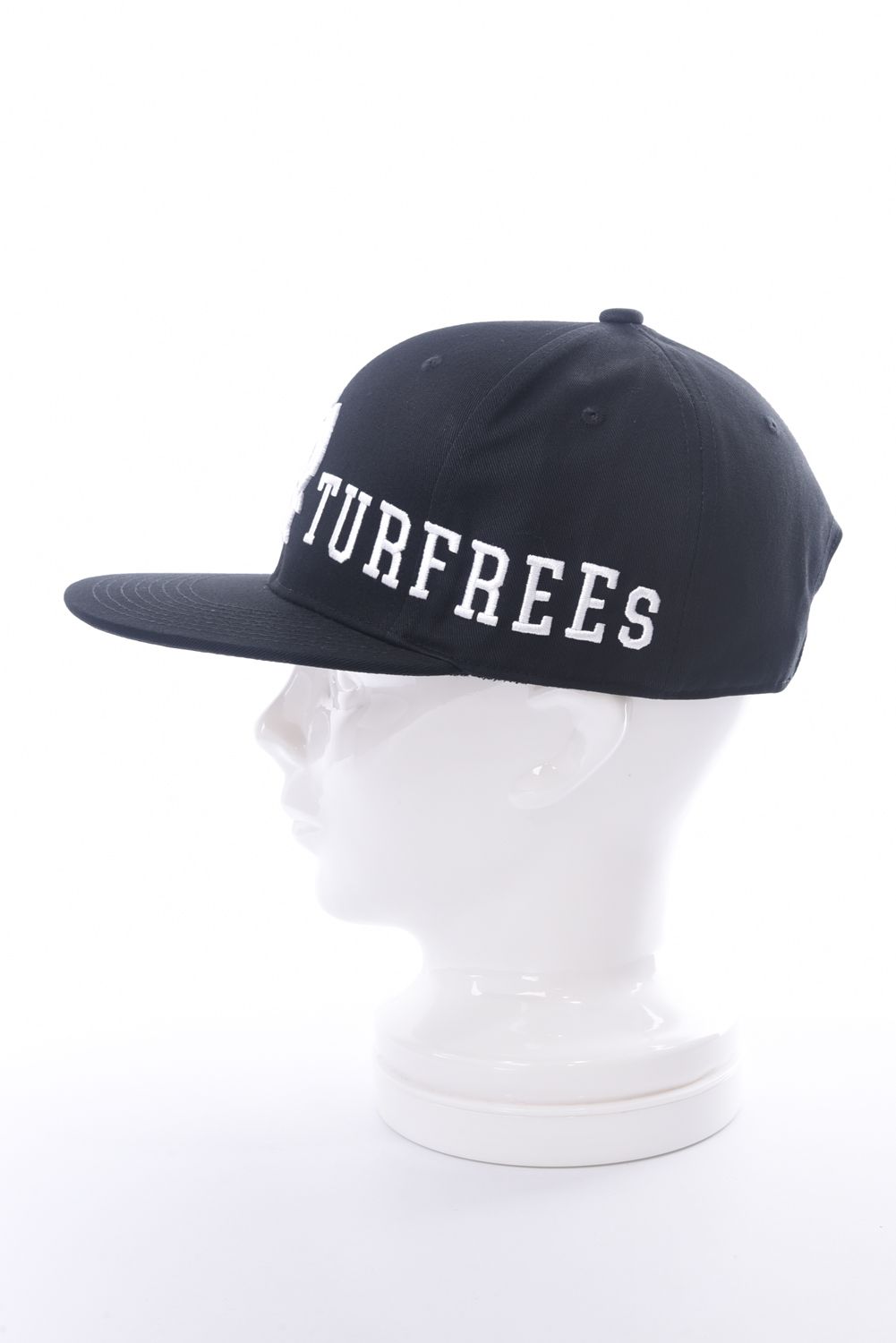 PUBLIC TURFREEs BB CAP / マスクマン刺繍 ベースボールキャップ ブラック