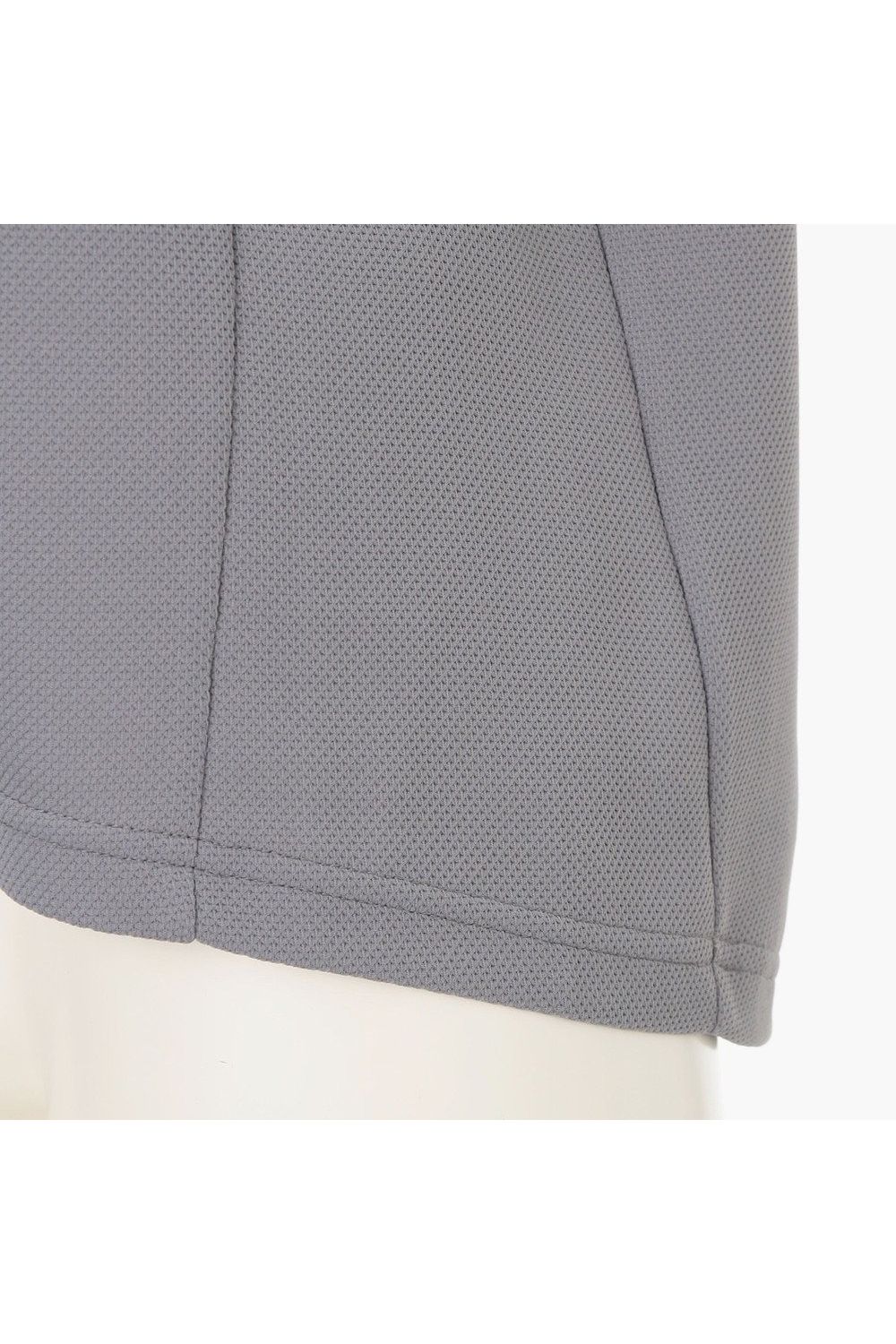 【26SS】【レディース】 WOMEN’S LINE POLO / カノコ生地 ラインロゴテープ リラックスフィット ポロシャツ (グレー)