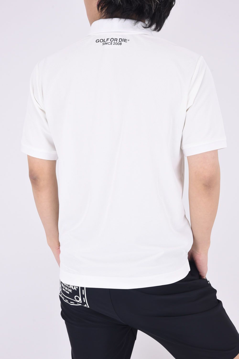 ACE POLO / ワンポイント ポロシャツ (ホワイト)