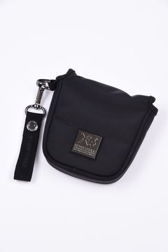 【26AW】 NYLON BASKET MALLET COVER / バスケット織ナイロン マレットタイプ パターカバー (ブラック)