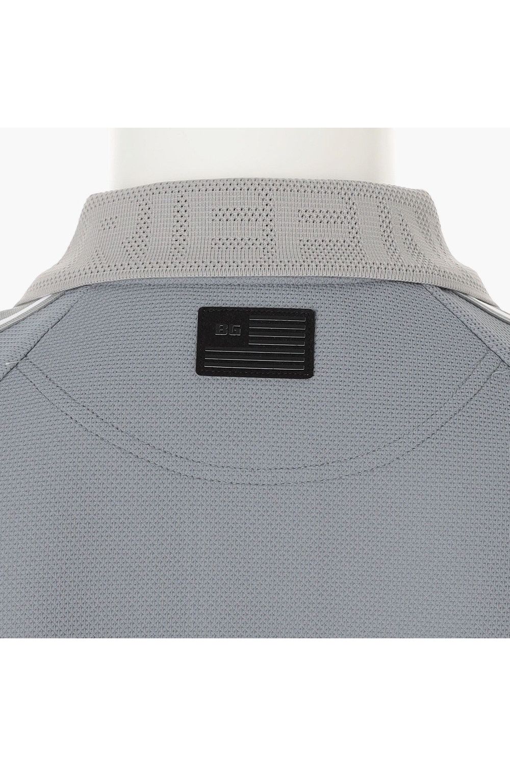 【26SS】 MEN'S LINE POLO RF / カノコ生地 ラインロゴテープ リラックスフィット ポロシャツ (グレー)