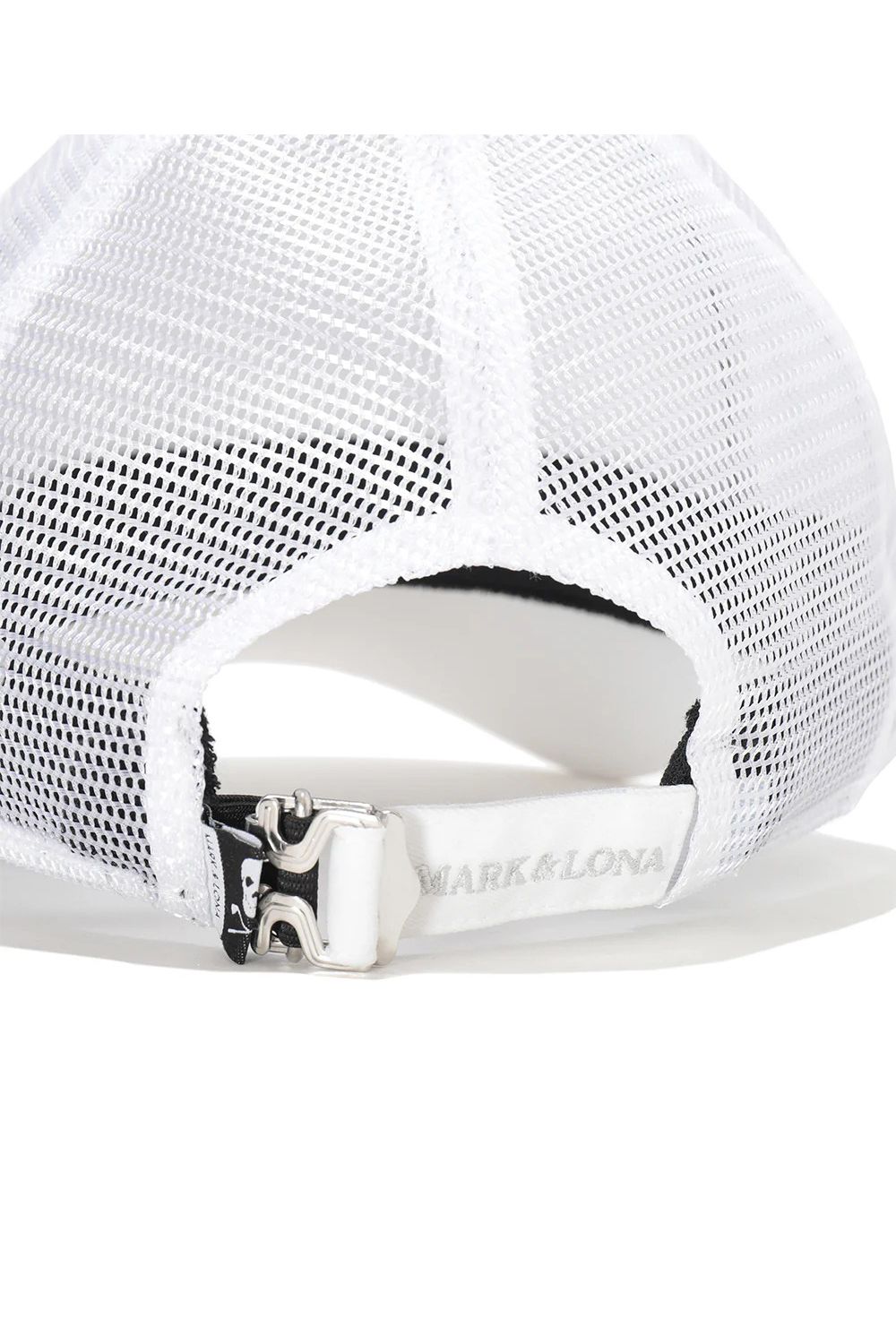 【26SS】 RADIANT MESH CAP / ラインストーンスカルロゴ メッシュキャップ (ホワイト)