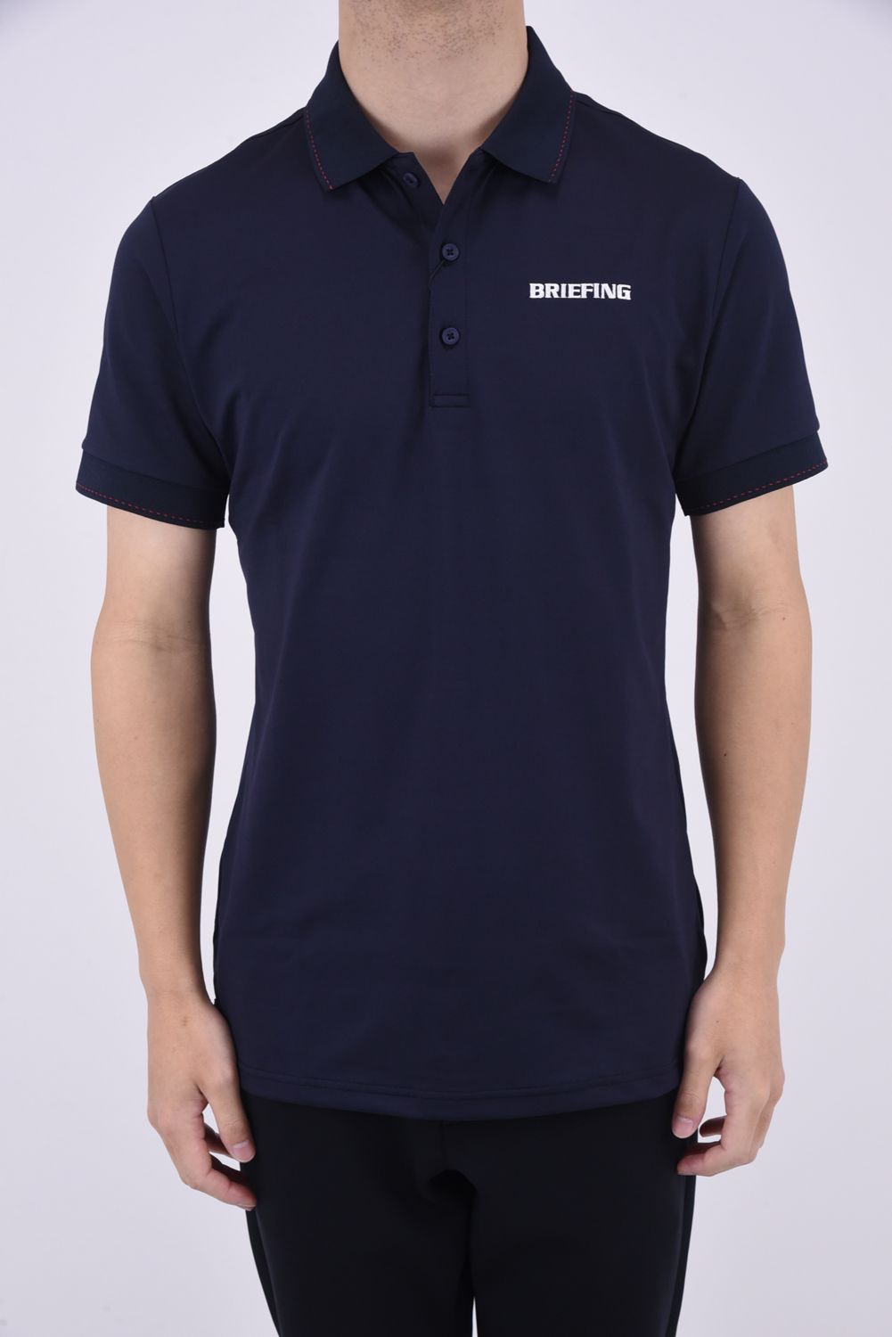 BRIEFING - 【24SS】 MENS TOUR POLO / 刺繍ブランドロゴ ベーシック 