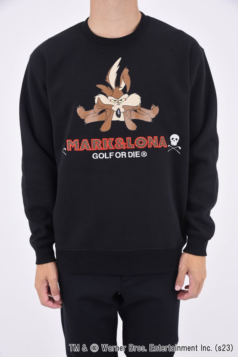 MARK&LONA - WILE E APPLIQUE CREW SWEAT / LOONEY TUNES  