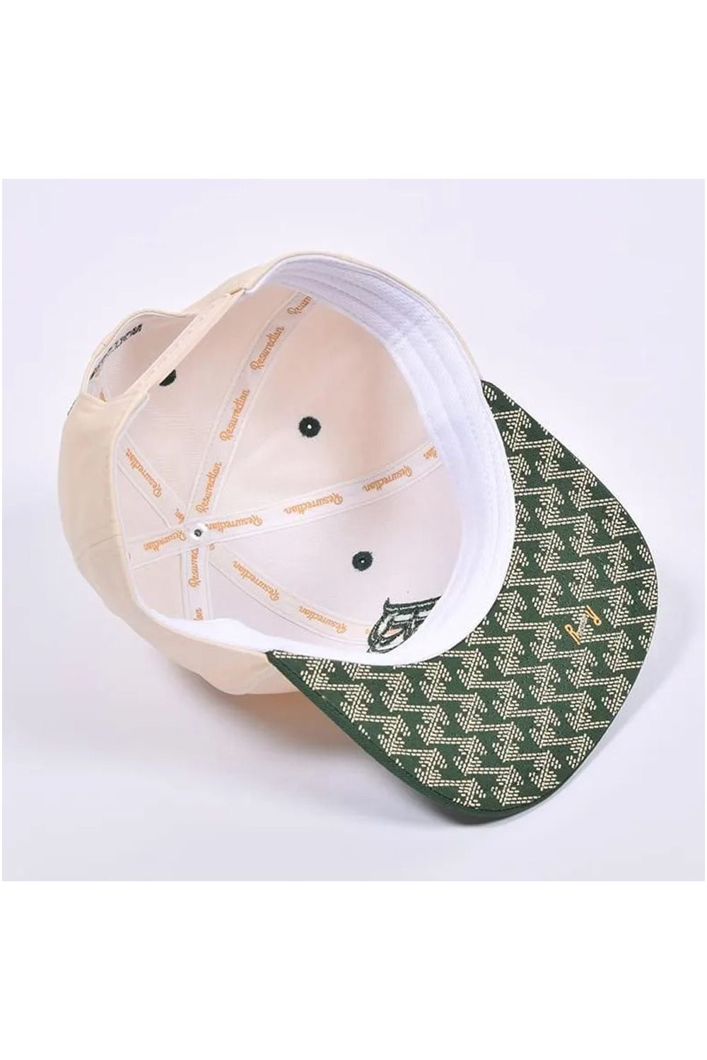 【26SS】 BICOLOR CAP FLAT / バイカラー キャップ フラット (ベージュ/グリーン)