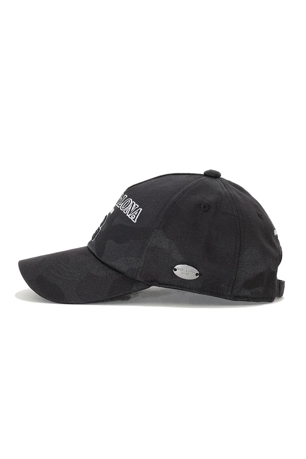 【26AW】 MERCURY CAMO STRETCH CAP / シグネチャーカモ ブランドロゴ刺繍 ストレッチキャップ (ブラック)