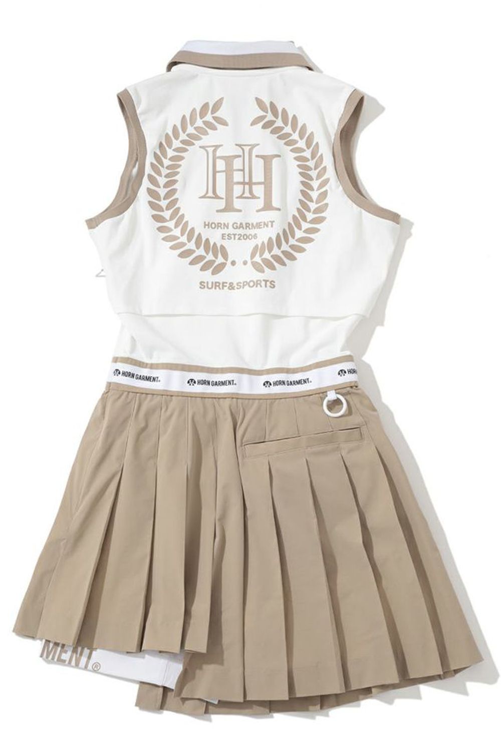 HORN GARMENT - 【25SS】【レディース】 PF SLEEVELESS PLEAT