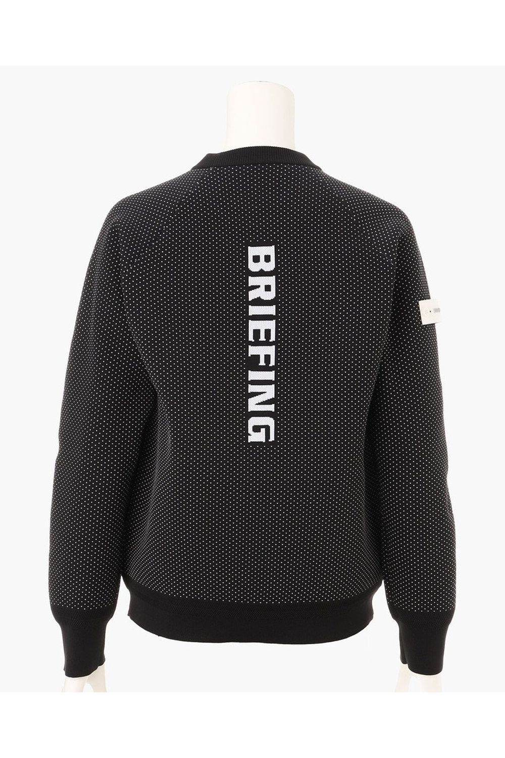 【26AW】【レディース】 WOMEN’S BIRDS EYE KNIT CREWNECK / バーズアイパターン クルーネックニット (ブラック)