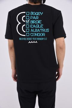 【26SS】 GOLF LOGO STRETCH T-SHIRTS / 立体発泡プリント クルーネックTシャツ (ブラック)