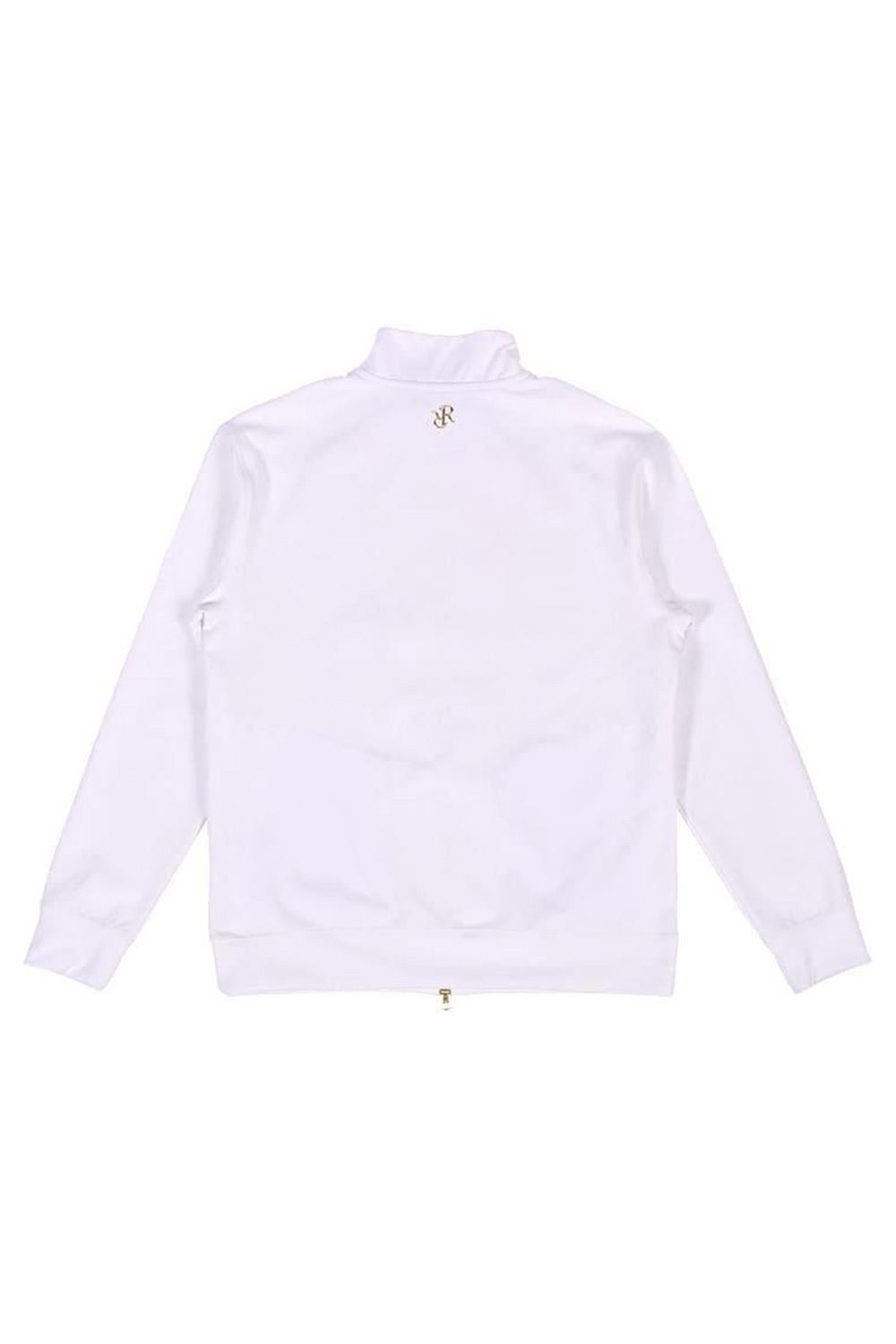 【25AW】 JACQUARD STAND COLLAR JACKET / ジャガード スタンド カラージャケット (ホワイト)*