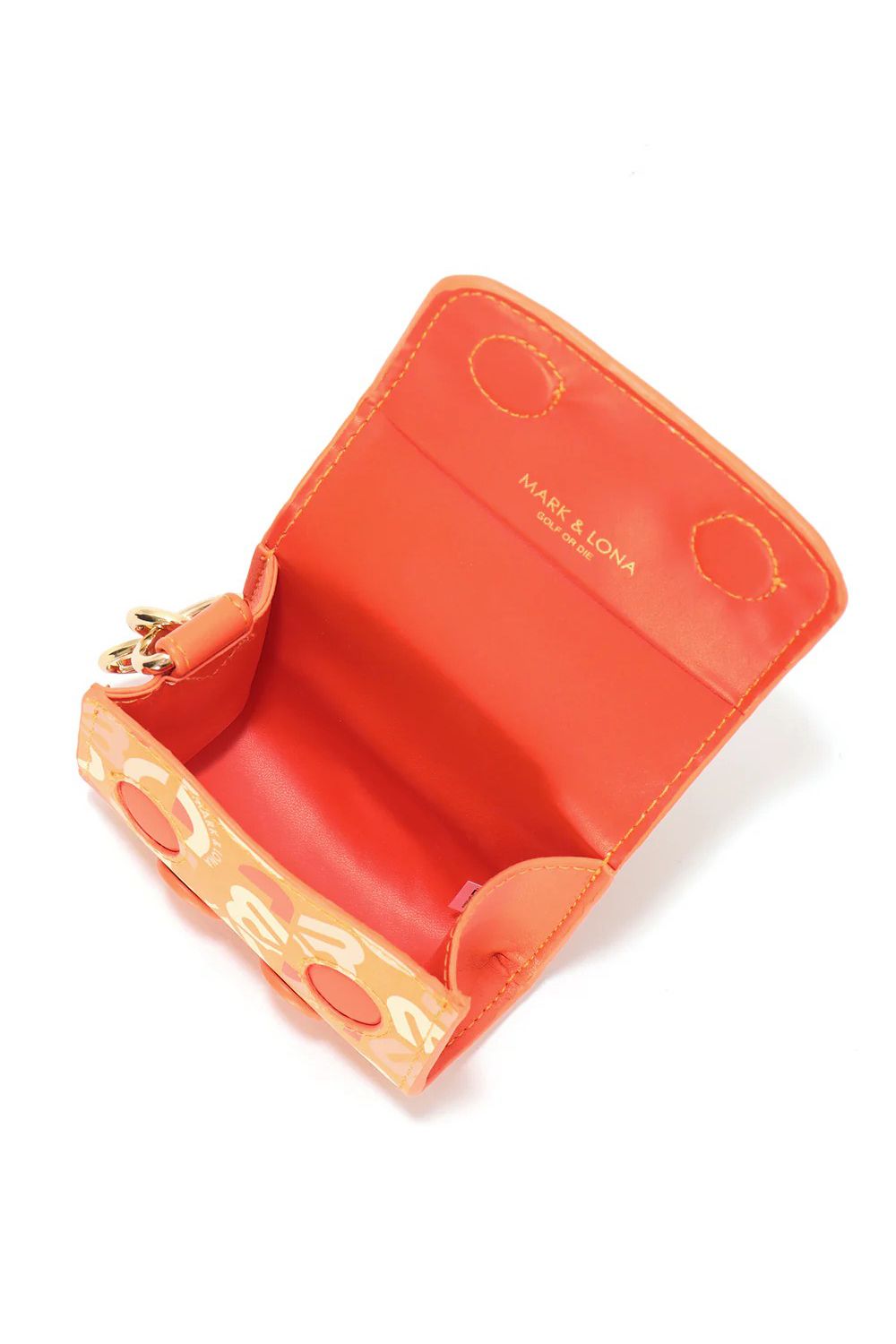 【26SS】 G.O.D UTILITY BALL CASE / シンセティックレザー 多機能ボールポーチ (オレンジ)