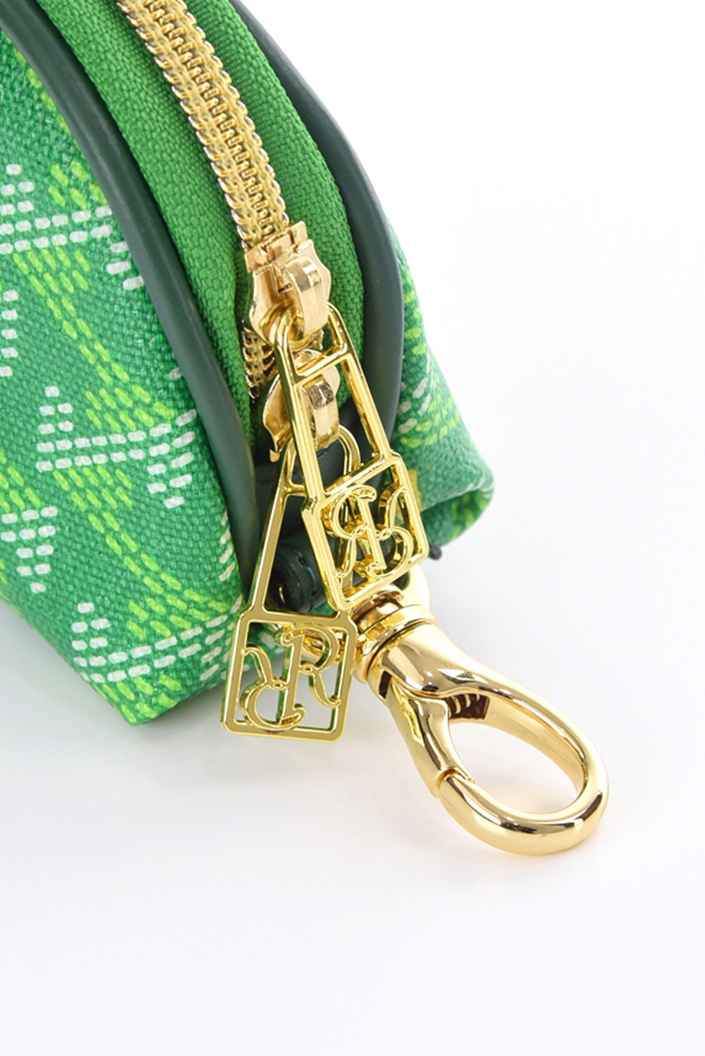 【プレゼント好適品】 KIWI PETIT (キウィ プチ)  / ブランド オリジナルテキスタイル プチ ポーチ (ライトグリーン)*