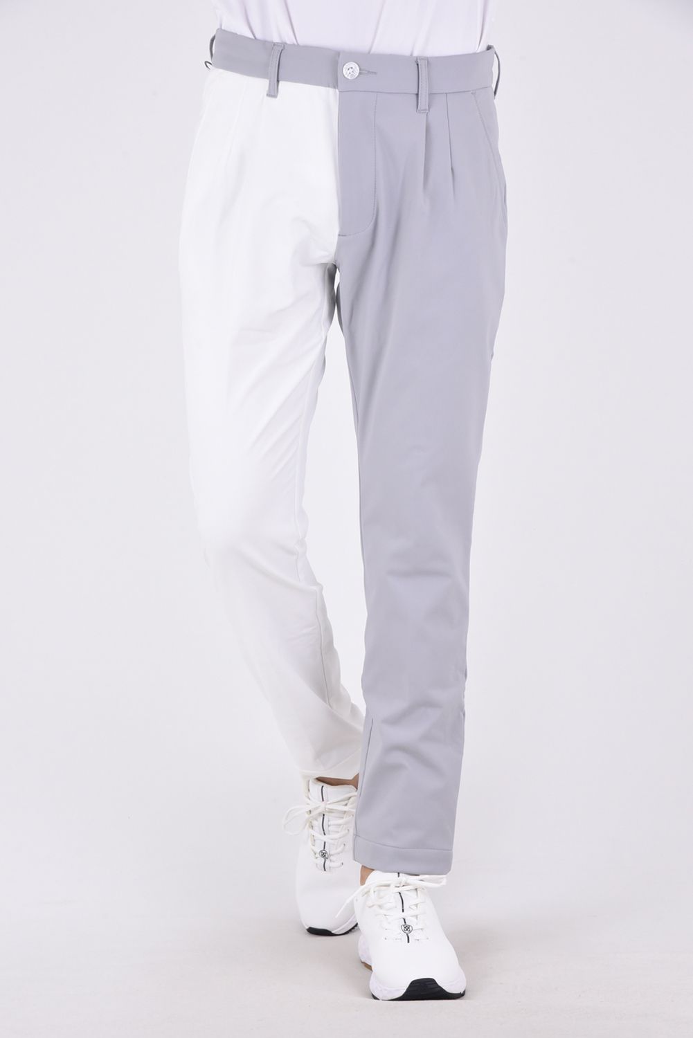 LUXEAKMPLUS - BICOLOR LONG PANTS / バイカラー仕様 ロングパンツ