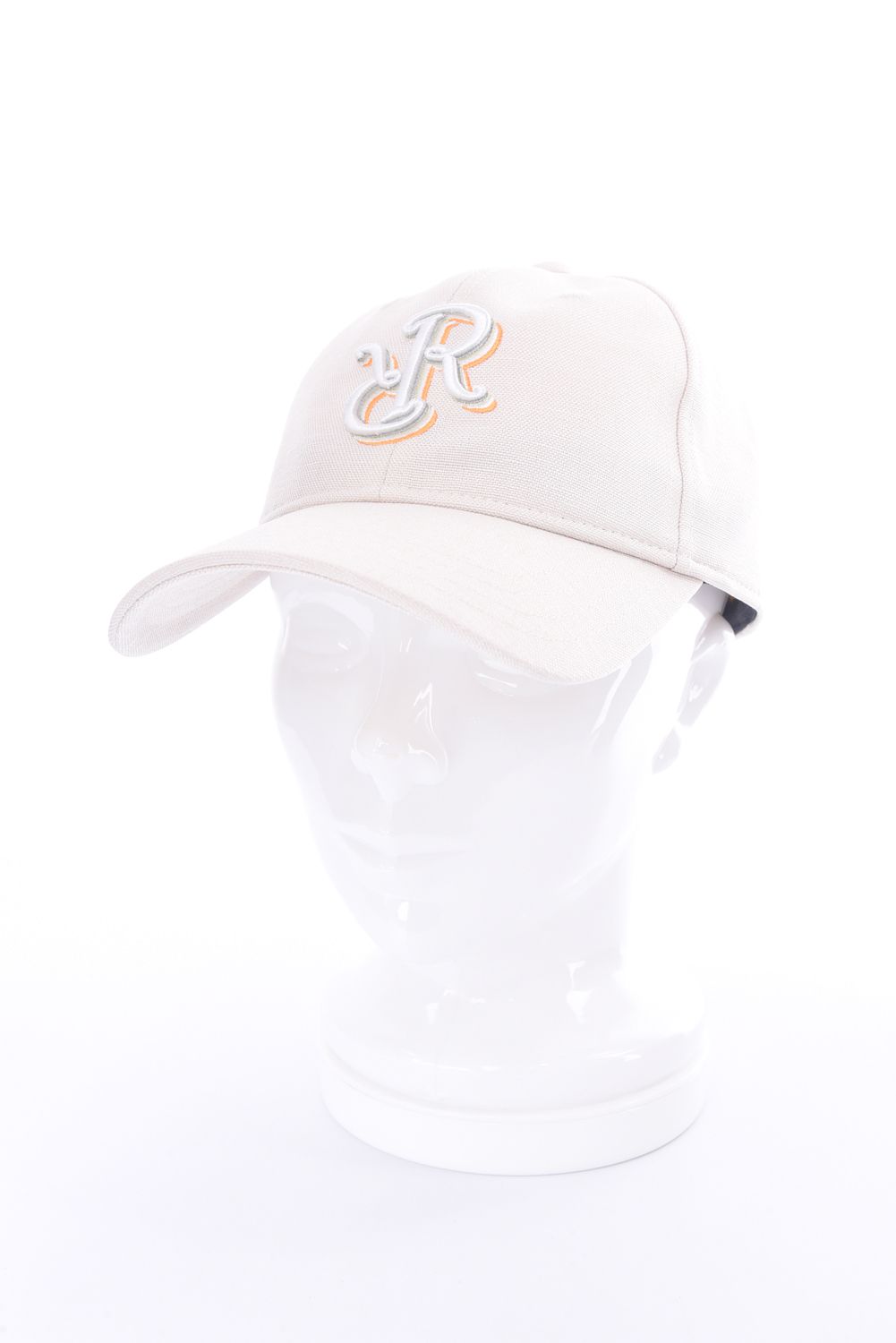 【26SS】 FIVE CONSECUTIVE CAP / リネンライク RRロゴ刺繍 キャップ (ベージュ)