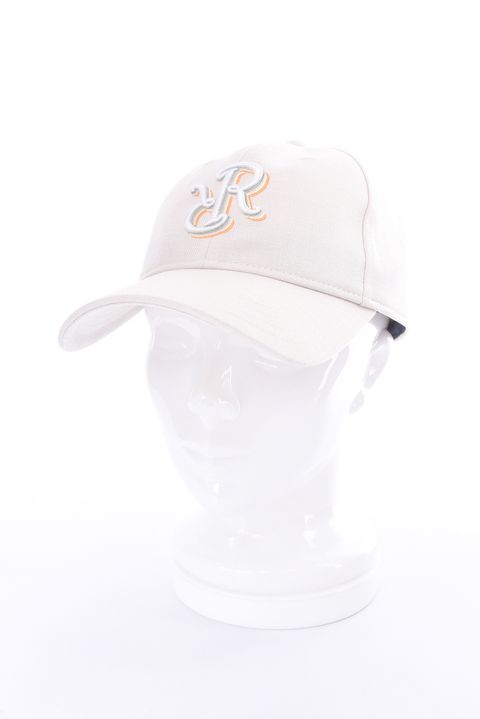 【26SS】 FIVE CONSECUTIVE CAP / リネンライク RRロゴ刺繍 キャップ (ベージュ)