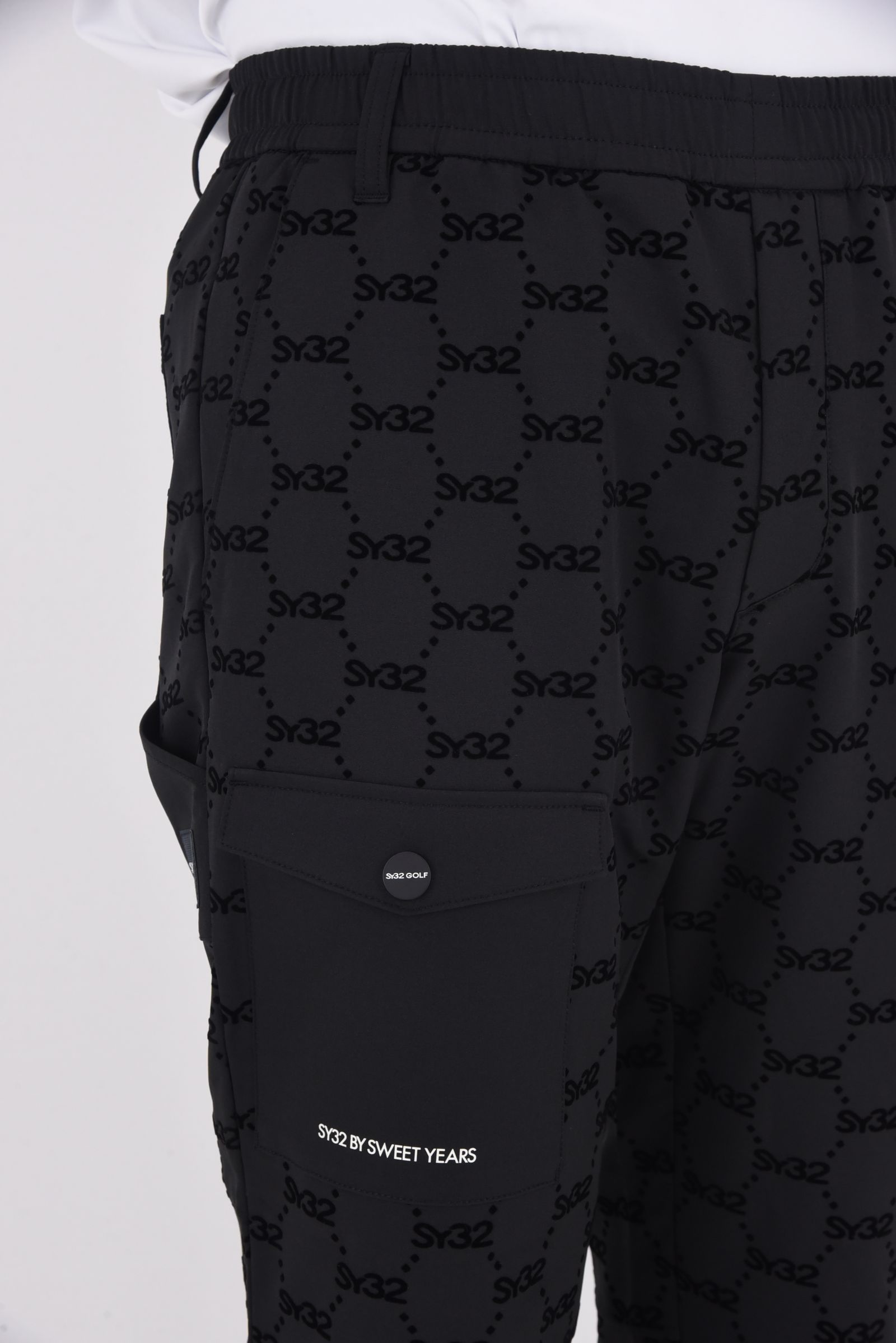 【25AW】 FLOCKY STRETCH LONG PANTS / フロッキーストレッチ ロングパンツ (ブラック)