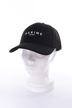 【26AW】 COLLEGE LETTERING CAP / ブランドロゴ刺繍 キャップ (ブラック)