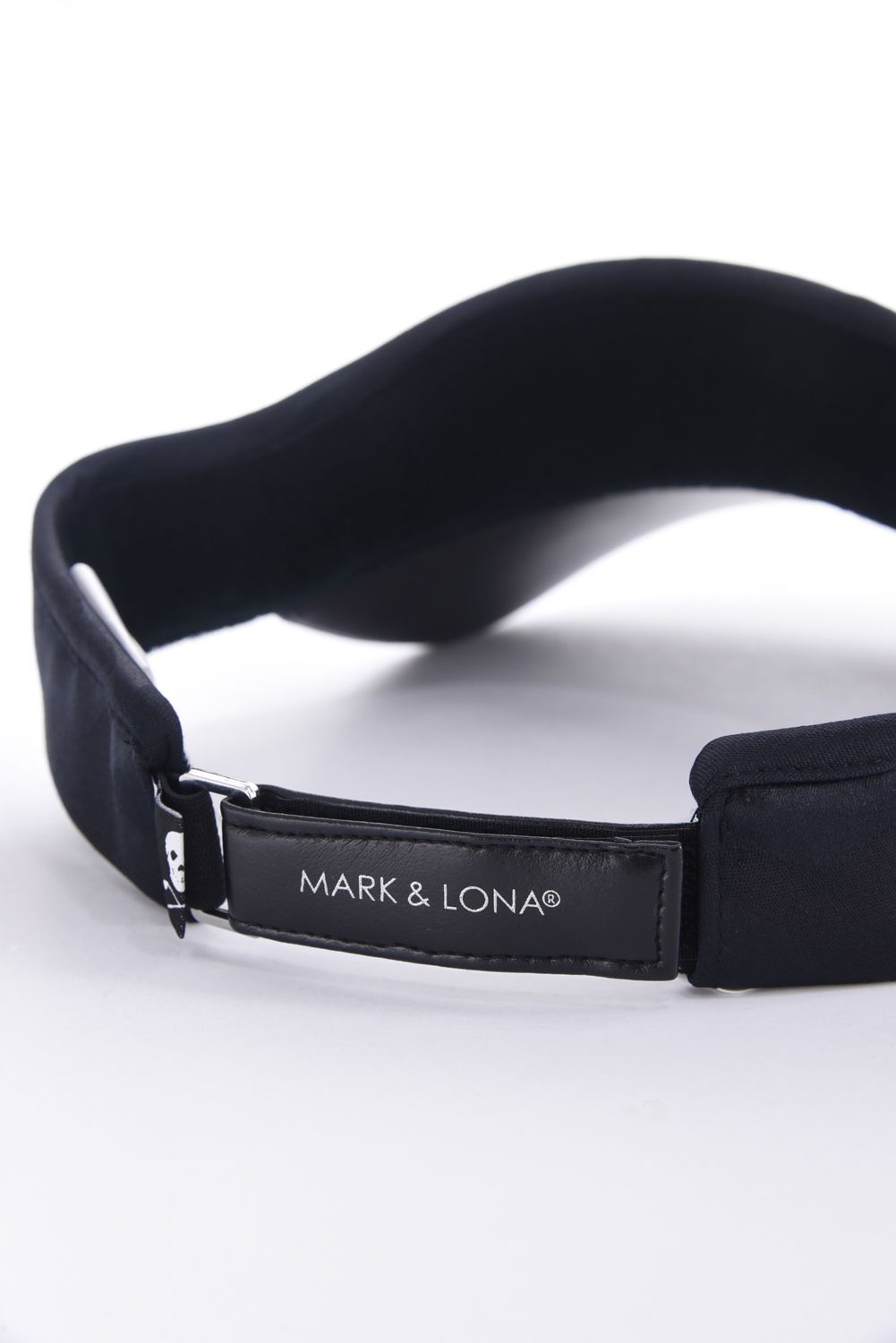 GAUGE CRYSTAL ICON VISOR / オリジナルカモジャカード 異素材切り替え サンバイザー (ブラック)