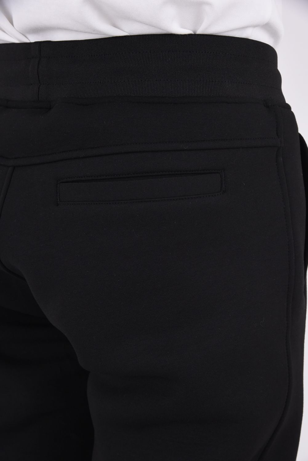 【26AW】 BONDING JOGGER PANTS / ボンディング素材 ワンポイントロゴ ジョガーパンツ (ブラック)