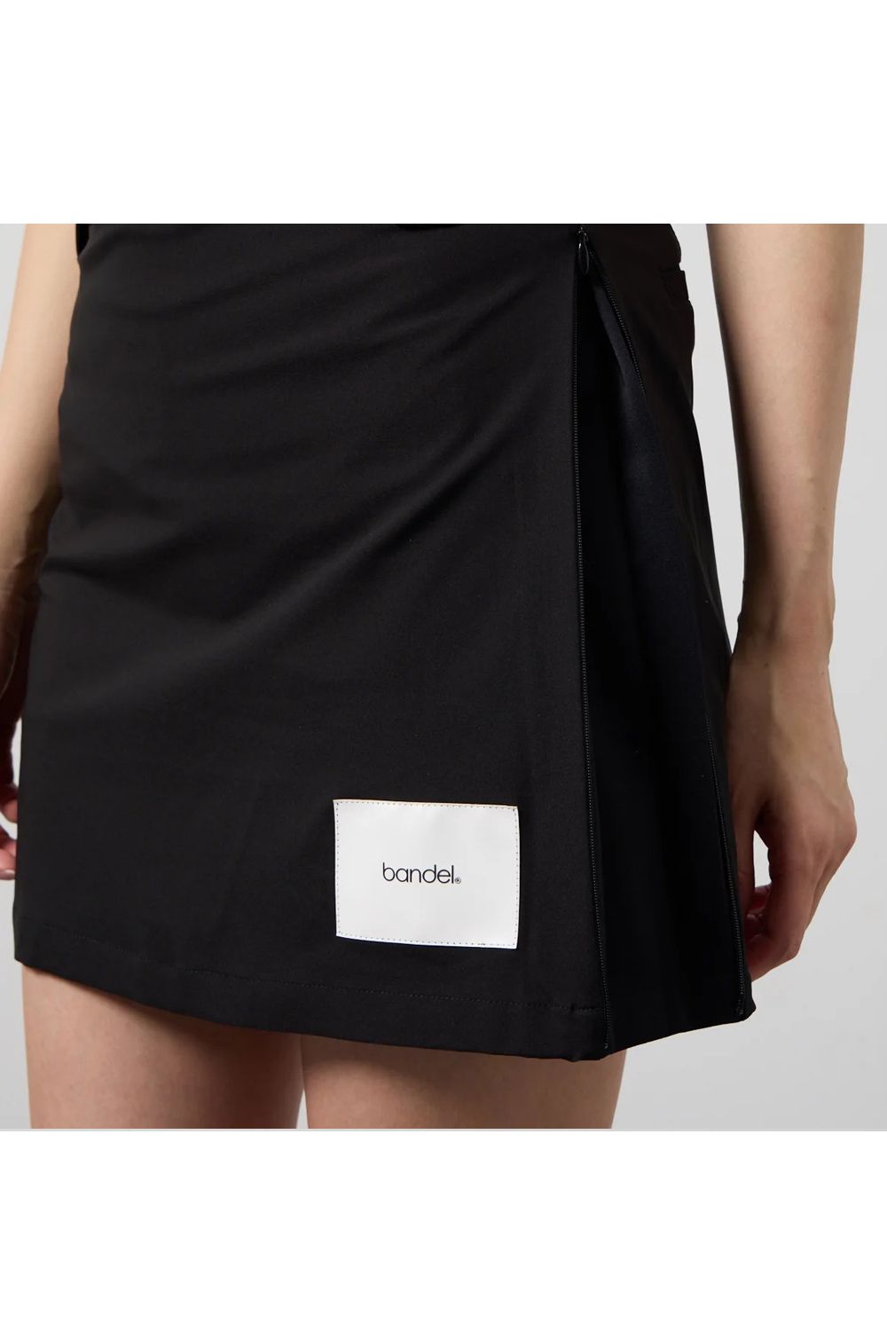 【26AW】 【レディース】 BICOLOR SWITCH SKIRT / バイカラー スウィッチ スカート (ブラック)