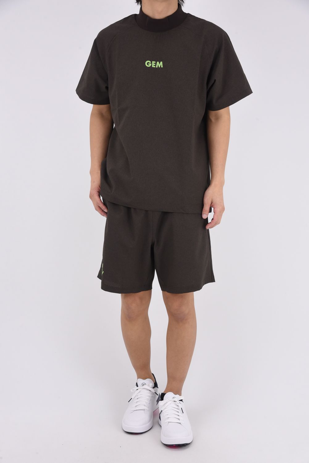【26SS】 DOT AIR MOCK NECK / ドットエアー モックネック （ブラウン）