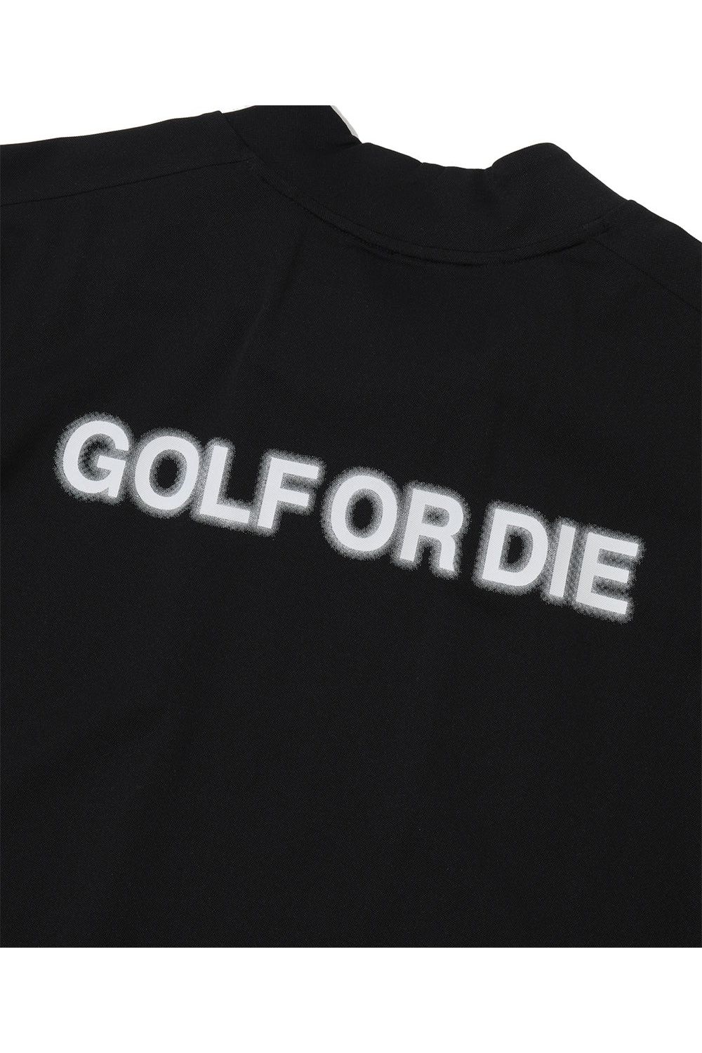 【26SS】 ICON SKULL STRETCH NYLON PIQUÉ MOCK / ナイロンカノコ アイアンスカルプリント モックネックTシャツ (ブラック)