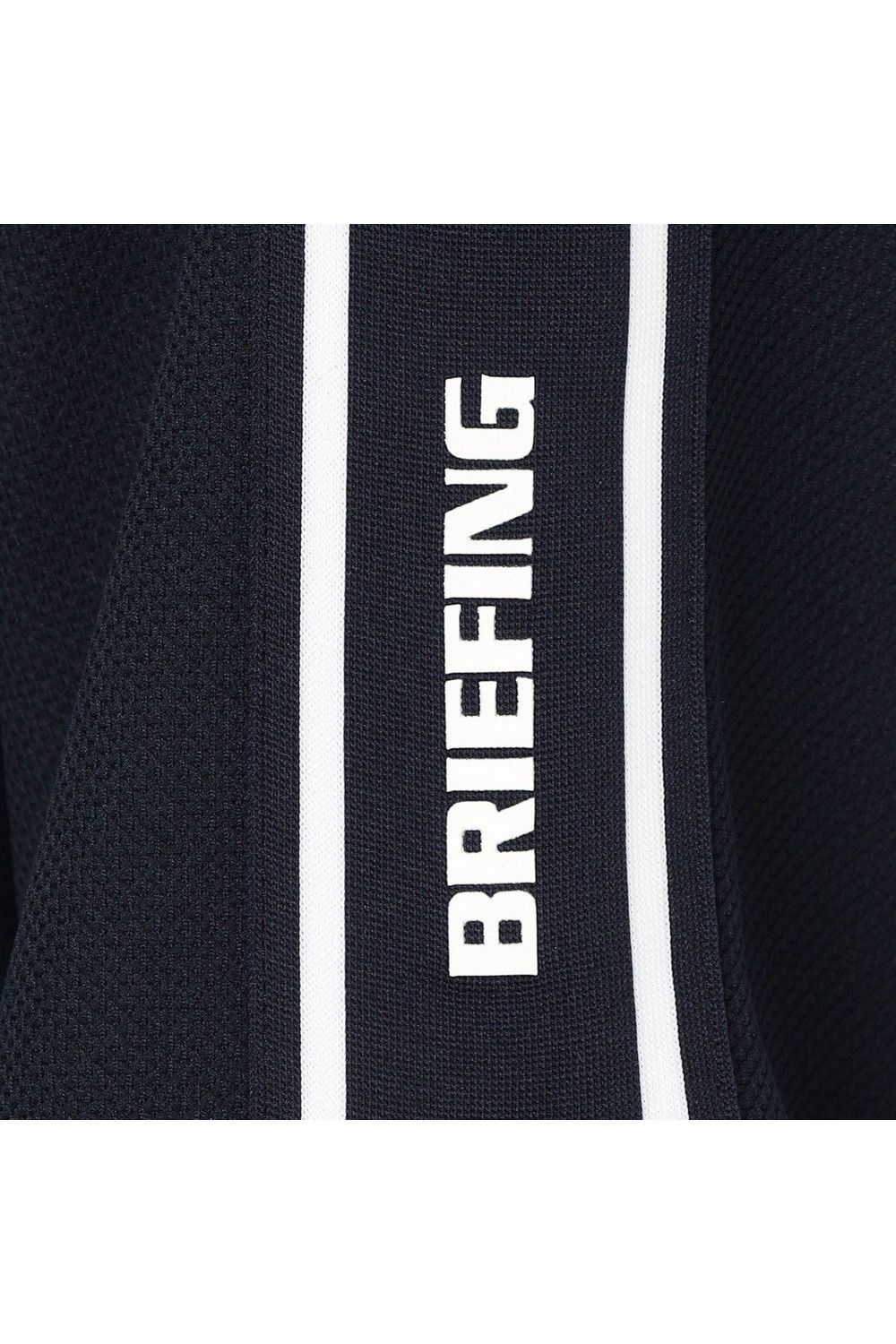 【26SS】【レディース】 WOMEN’S LINE HIGHNECK RF / カノコ生地 ラインロゴテープ リラックスフィット モックネックTシャツ (ネイビー)