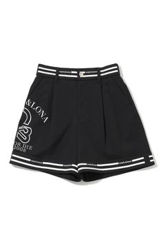 【26SS】【レディース】 VELA NAUTICA CULOTTES / バイカラー マリンテイスト キュロットパンツ (ブラック)